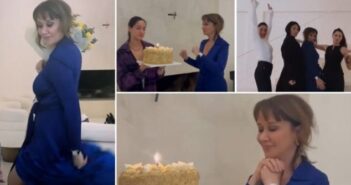 ვიდეო”ულამაზესი თაიგული,აცეკვებული ეკა და..” – ნახეთ ეკა კახიანი 60 წლის გახდა როგორ მიულოცეს იუბილე მომღერალს შვილებმა