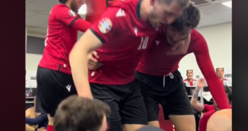 როგორ აღნიშნეს ქართველმა ფეხბურთელებმა ევროპის ჩემპიონატზე გასვლა – ისტორიული კადრები