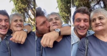 “ვაიმე, როგორ უყვარხარ შვილიშვილს იცი?“ – ნახეთ ლაშა ბექაურის და მისი ბებიის უთბილესი ვიდეო